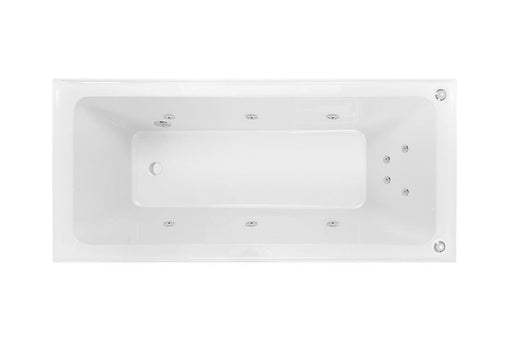 Decina Cortez 1520 Santai 10 Jet Spa Bath-CO1525SAN10JW-blue-leaf-bathware