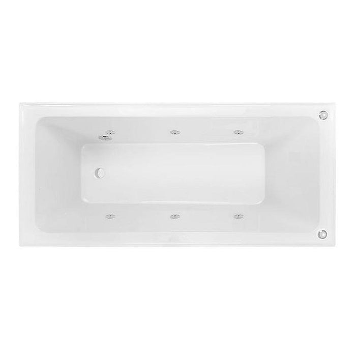 Decina Cortez 1675 Builders 6 Jet Spa Bath-CO1675BUILD6JW-blue-leaf-bathware