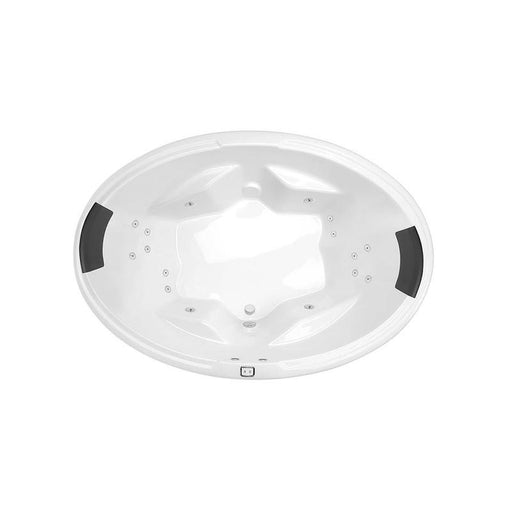 Decina Duo 1850 Contour 16 Jet Spa Bath-DU1850CNSPAWC-blue-leaf-bathware