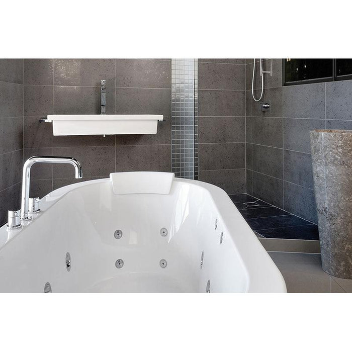 Decina Mintori Freestanding Spa Bath - Contour 14 Jet-MI1800FSCNSPAWC-blue-leaf-bathware