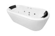 Decina Mintori Freestanding Spa Bath - Dolce Vita - 18 Jet-MI1800FSDVSPAWC-blue-leaf-bathware