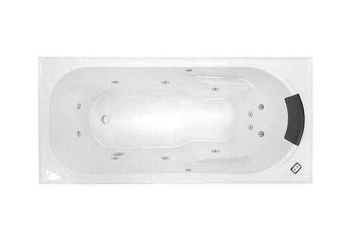 Decina Modena 1520 Contour 12 Jet Spa Bath-MO1510CNSPAWC-blue-leaf-bathware