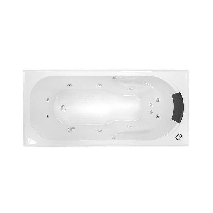Decina Modena 1520 Contour 12 Jet Spa Bath-MO1510CNSPAWC-blue-leaf-bathware