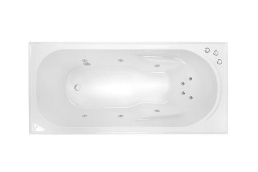 Decina Modena 1520 Santai 10 Jet Spa Bath-MO1510SAN10JW-blue-leaf-bathware