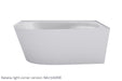 Decina Natalia 1500 Back-To-Corner Bath-blue-leaf-bathware