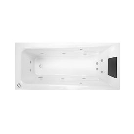 Decina Novara 1653 Contour 12 Jet Spa Bath-NO1650CNSPAWC-blue-leaf-bathware