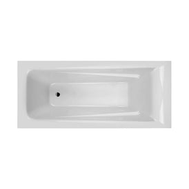 Decina Novara 1665 Inset Bath-NT1665W-blue-leaf-bathware