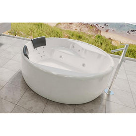 Decina Orion Freestanding Spa Bath - 16 Jet-ORFS1570FSDVSPA-blue-leaf-bathware