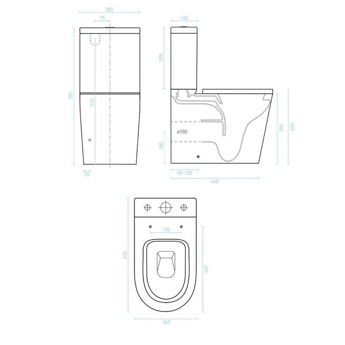 Decina Prezzo Rimless Wall Faced Toilet Suite-LITSWFR-blue-leaf-bathware