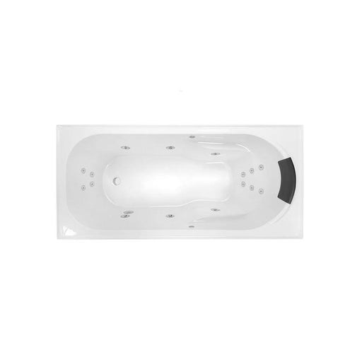 Decina Prima 1650 Dolce Vita 16 Jet Spa Bath-PR1650DVSPAWC-blue-leaf-bathware