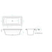 Decina San Diego 1790 Dolce Vita 18 Jet Spa Bath-SD1790DVSPAWC-blue-leaf-bathware