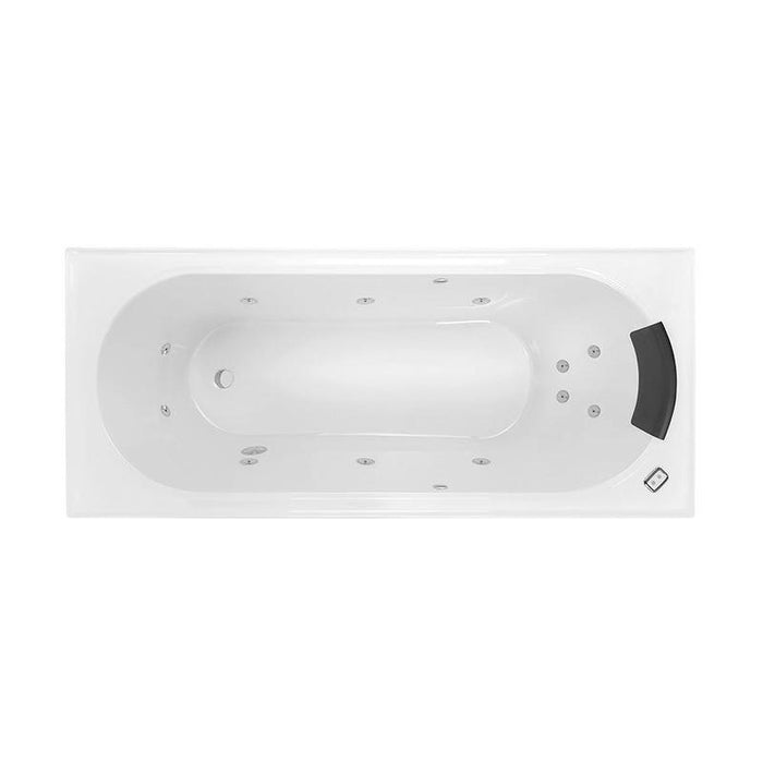 Decina Turin 1665 Contour 12 Jet Spa Bath-TU1665CNSPAWC-blue-leaf-bathware