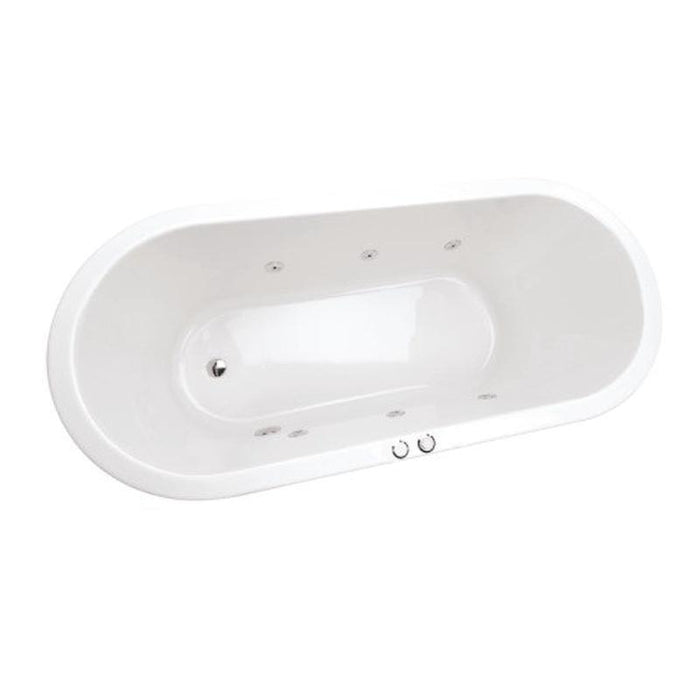 Decina Uno 1530 Builders 6 Jet Spa Bath-UN1530BUILD6JW-blue-leaf-bathware