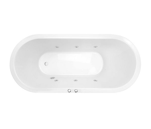 Decina Uno 1530 Builders 6 Jet Spa Bath-UN1530BUILD6JW-blue-leaf-bathware