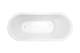 Decina Uno 1700 Bath-UN1700W-blue-leaf-bathware