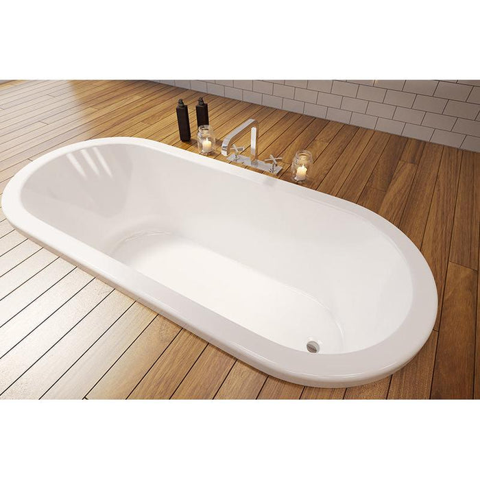 Decina Uno 1700 Bath-UN1700W-blue-leaf-bathware