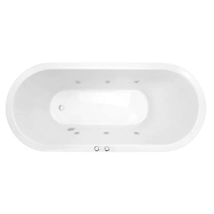Decina Uno 1700 Builders 6 Jet Spa Bath-UN1700BUILD6JW-blue-leaf-bathware