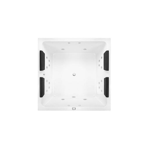 Decina Venice 1400 Contour 20 Jet Spa Bath-VE1400CNSPAWC-blue-leaf-bathware