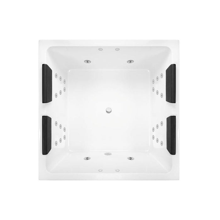 Decina Venice 1400 Dolce Vita 28 Jet Spa Bath-VE1400DVSPAWC-blue-leaf-bathware