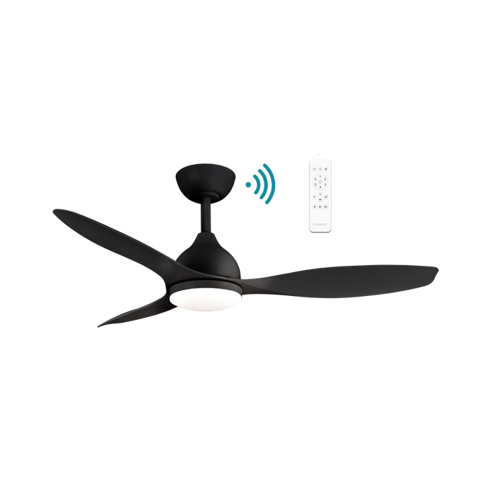 Martec Elite DC 48″ Smart Ceiling Fan With WIFI Remote Control + LED light - Matt Black