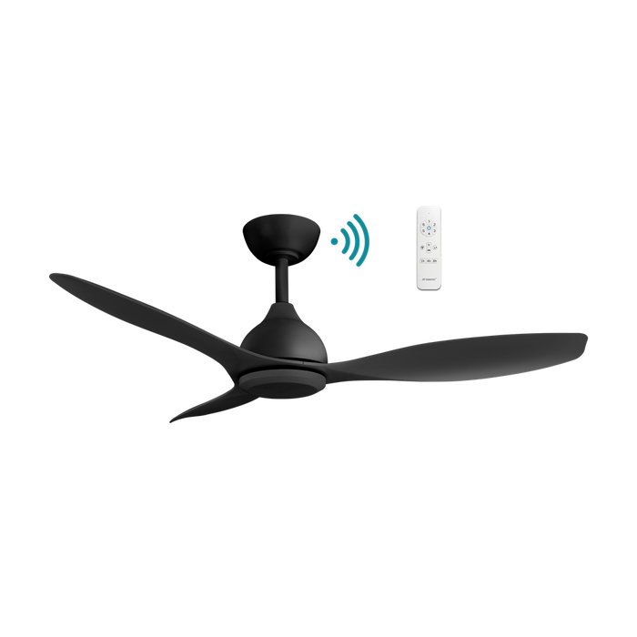 Martec Elite DC 52″ Smart Ceiling Fan With WIFI Remote Control - Matt Black
