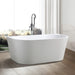 Elivia Back to Wall Bath - White Gloss-blue-leaf-bathware