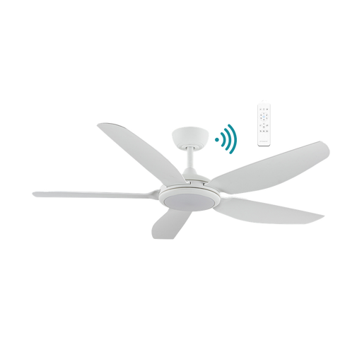 Martec Esprit DC 52″ Smart Ceiling Fan With WIFI Remote Control + LED light - Matt White