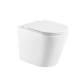 Fienza Aluca Wall-Faced Toilet Pan with Slim Seat-K315A-PS-2-blue-leaf-bathware