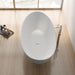 Fienza Antonia Solid Surface Bath 1550mm - Matte White-ST19-blue-leaf-bathware