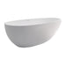 Fienza Bahama Solid Surface Bath - Matte White-blue-leaf-bathware