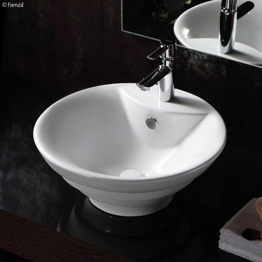 Fienza Cairo Above Counter Basin-TR4012-blue-leaf-bathware