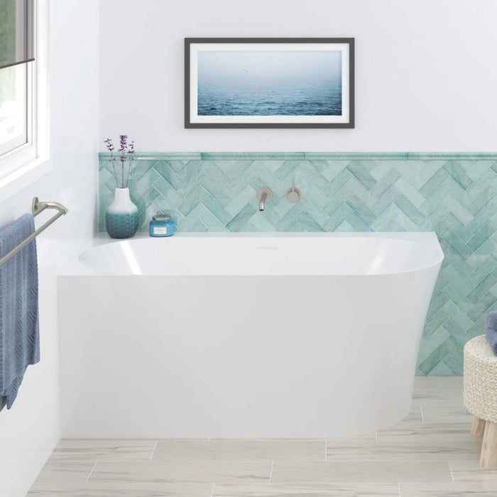 Fienza Chloe Corner Bath 1400mm-FR75-1400R-blue-leaf-bathware