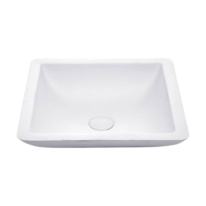 Fienza Classique 420 Matte White Cast Stone Above Counter Basin-CSB02-blue-leaf-bathware