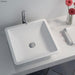 Fienza Classique 420 Matte White Cast Stone Above Counter Basin-CSB02-blue-leaf-bathware