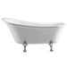 Fienza Clawfoot Freestanding Acrylic Bath-blue-leaf-bathware