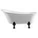 Fienza Clawfoot Freestanding Acrylic Bath-blue-leaf-bathware