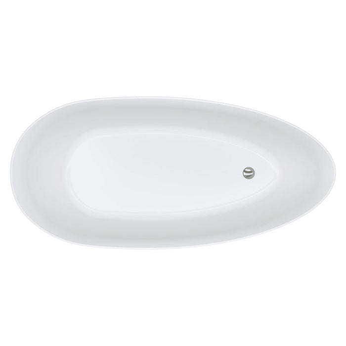 Fienza Dayo Freestanding Bath 1700mm - White-FR94-1700-blue-leaf-bathware