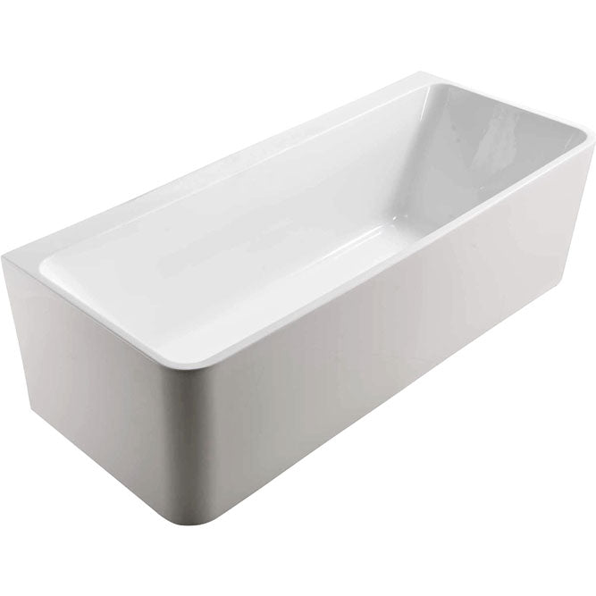 Fienza Delta 1700mm Back-To-Wall Acrylic Bath-FR8773-blue-leaf-bathware