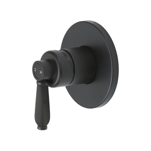 Fienza Eleanor Wall Mixer - Matte Black / Matte Black-202101BL-blue-leaf-bathware