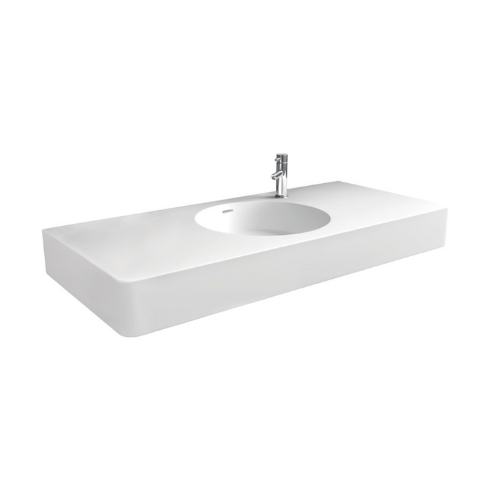 Fienza Encanto 1000 Solid Surface Wall-Hung Basin-blue-leaf-bathware