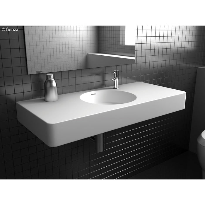 Fienza Encanto 1000 Solid Surface Wall-Hung Basin-blue-leaf-bathware