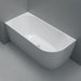 Fienza Isabella Corner Bath 1500mm-blue-leaf-bathware