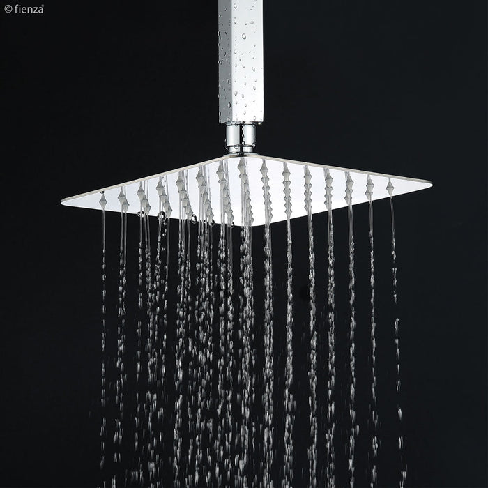 Fienza Jet 300 Overhead Rain Shower-411110-blue-leaf-bathware