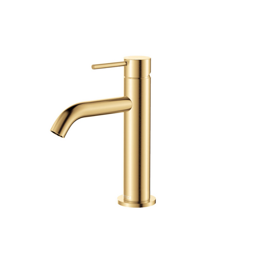 Fienza Kaya Basin Mixer - Urban Brass-228103UB-blue-leaf-bathware