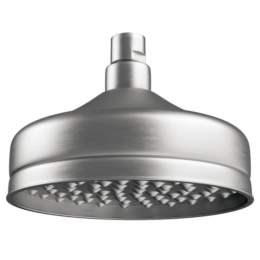 Fienza Lillian Rain Shower Head - Brushed Nickel-411138BN-blue-leaf-bathware