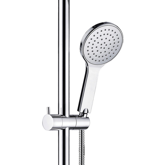 Fienza Luciana Care Inverted T Rail Shower - Left-Hand-444113LH-blue-leaf-bathware