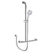 Fienza Luciana Care Inverted T Rail Shower - Left-Hand-444113LH-blue-leaf-bathware