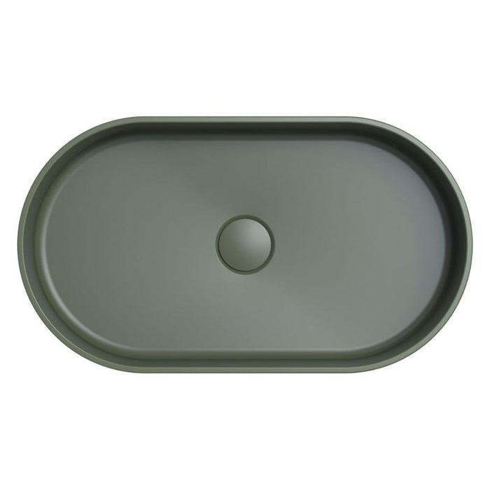 Fienza Minka Pill Solid Surface Above Counter Basin - Forest-CSB804F-blue-leaf-bathware