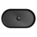 Fienza Minka Pill Solid Surface Above Counter Basin - Matte Black-CSB804B-blue-leaf-bathware