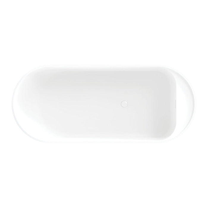 Fienza Minka Solid Surface Bath 1700mm - Matte White-ST20-1700-blue-leaf-bathware